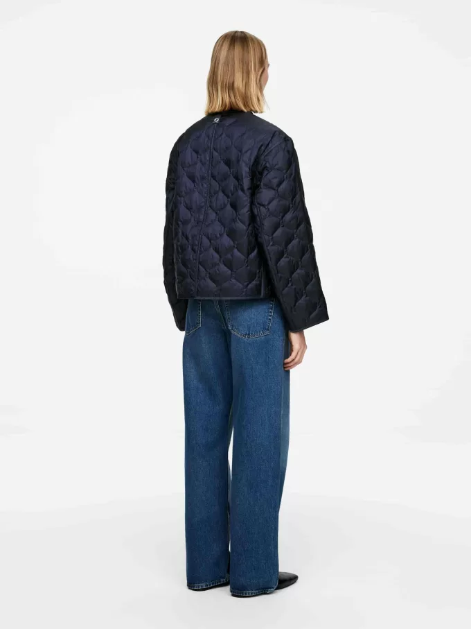 2-in-1-Upcycling-Daunenfutterjacke