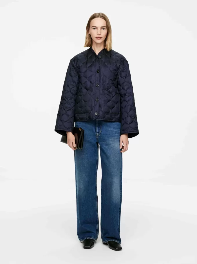 2-in-1-Upcycling-Daunenfutterjacke