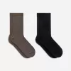 2er-Set Socken aus Seidenmischung