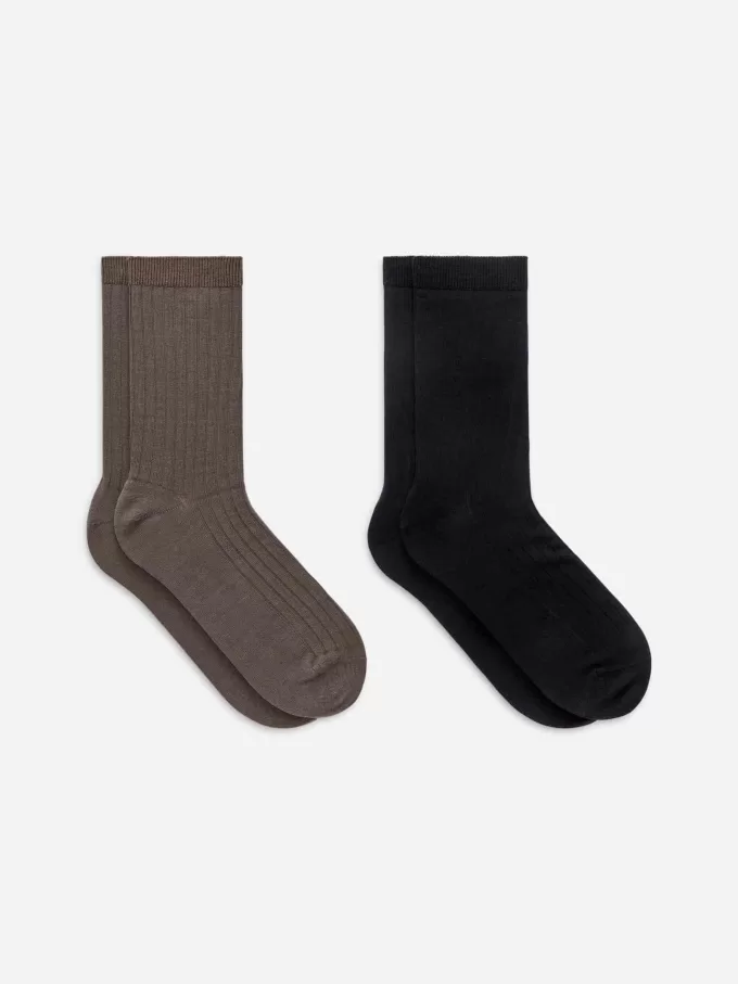 2er-Set Socken aus Seidenmischung