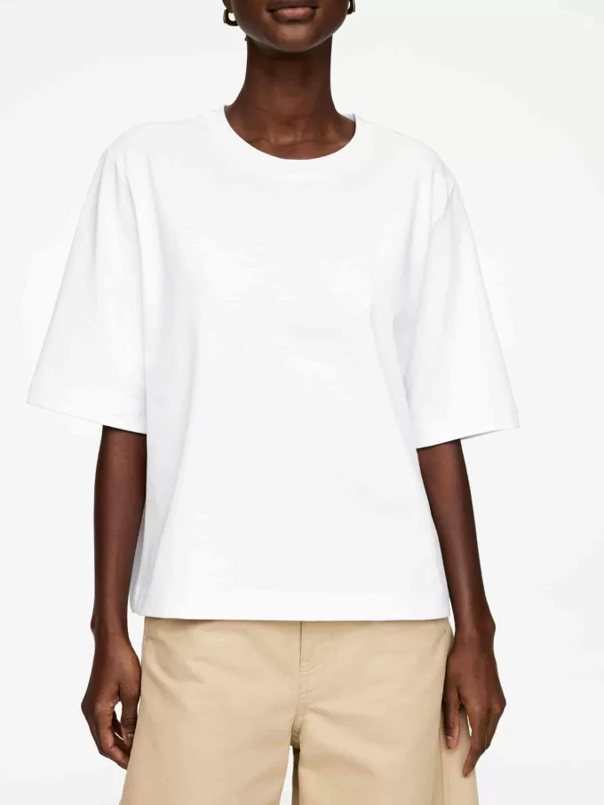 Schweres T-Shirt mit Print