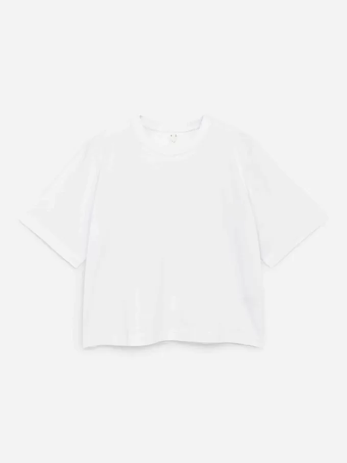 Schweres T-Shirt mit Print