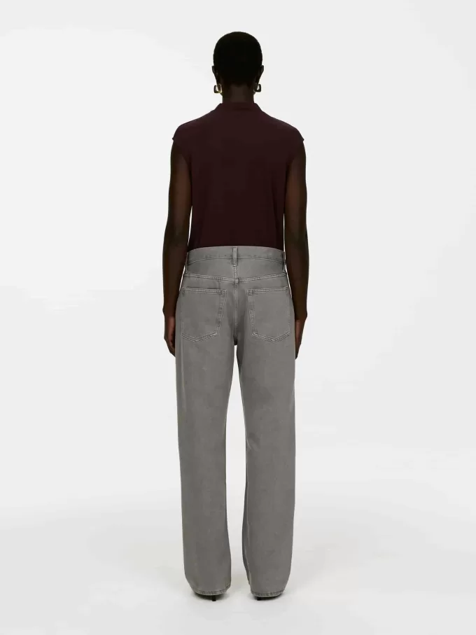 Ärmelloses Oberteil mit Stehkragen