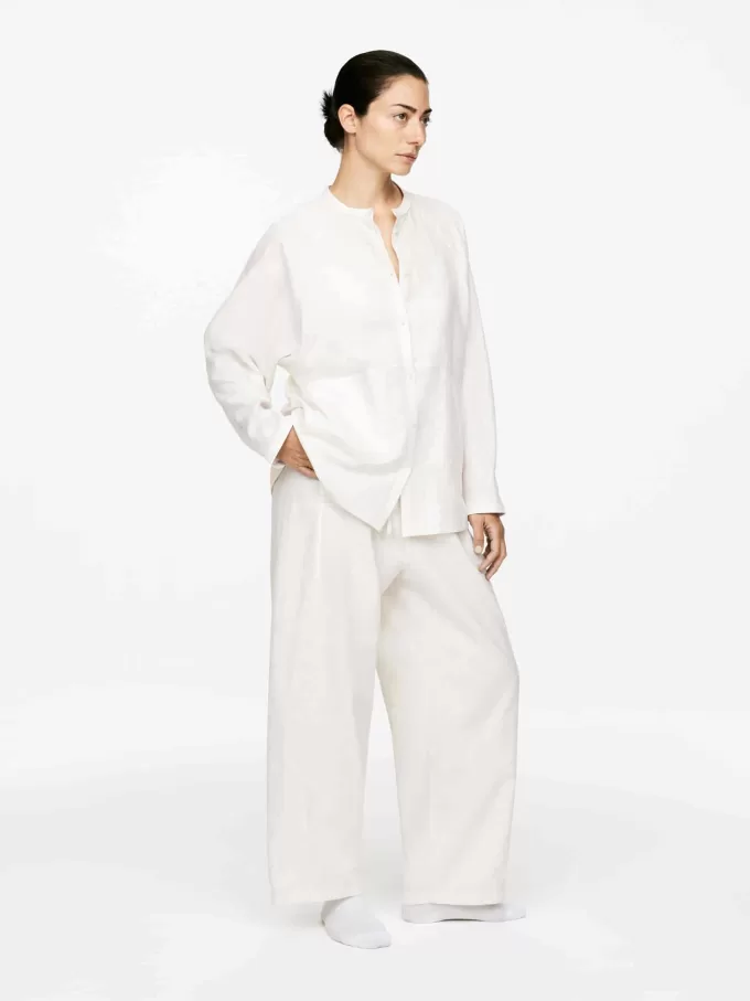 Baumwoll-Leinen-Hemd