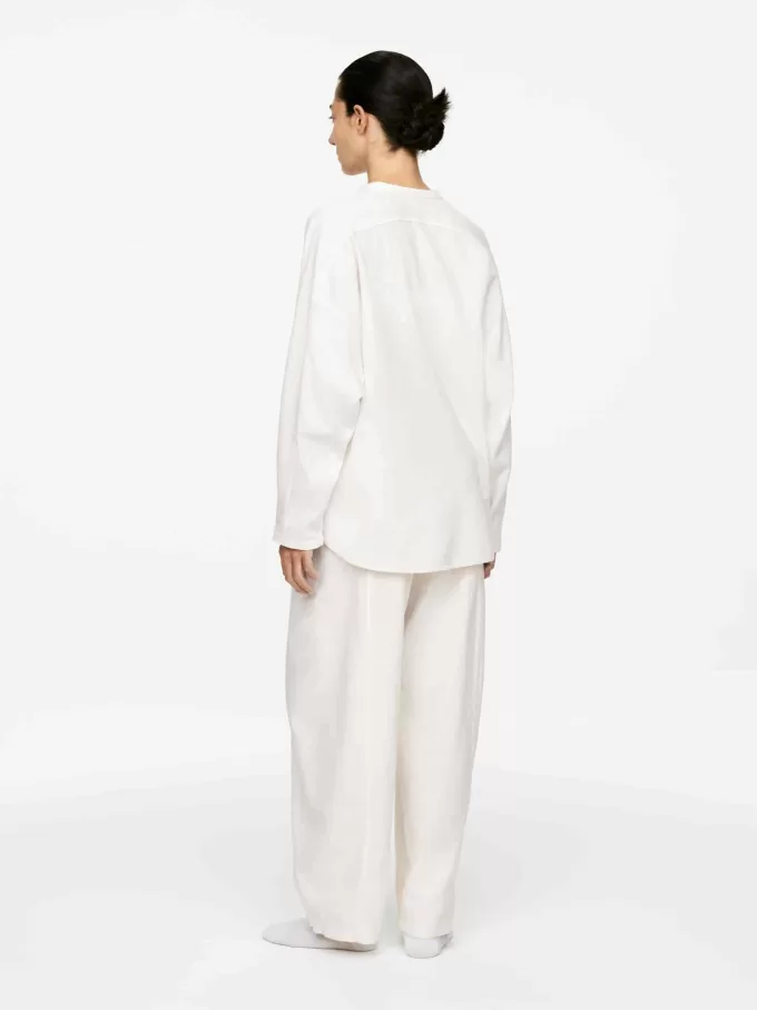 Baumwoll-Leinen-Hemd