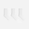 Baumwollrippsocken im 3er-Set