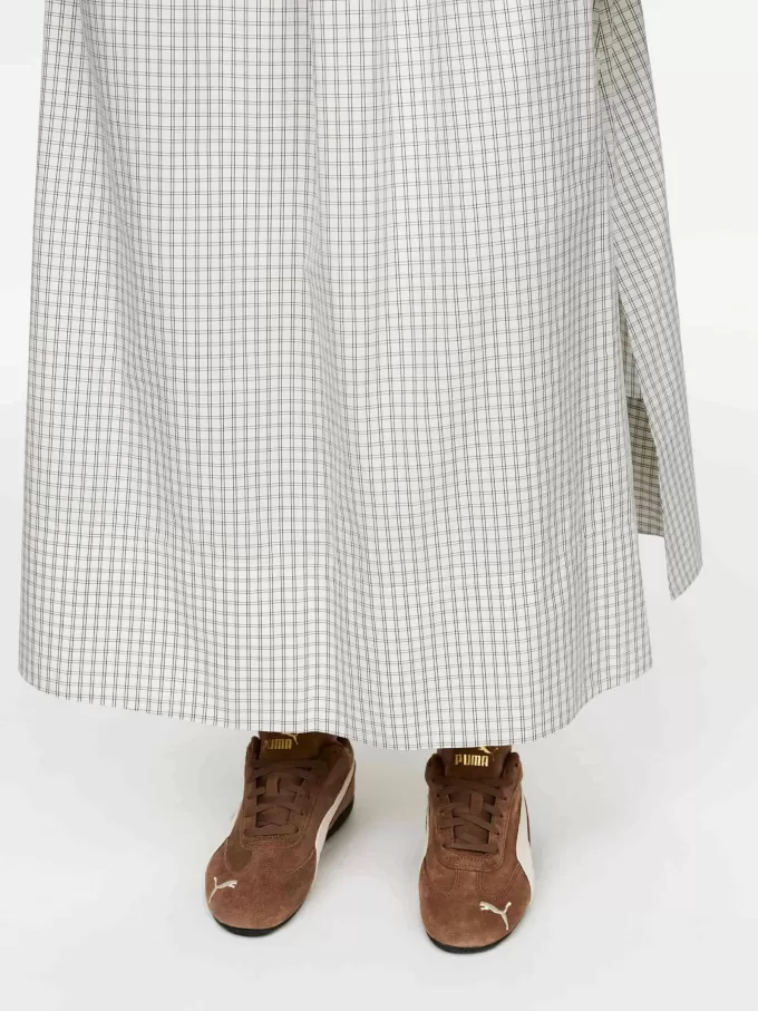 Baumwollrock in A-Linie