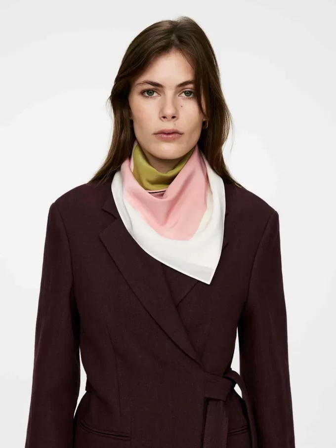 Bedruckter Seidenschal