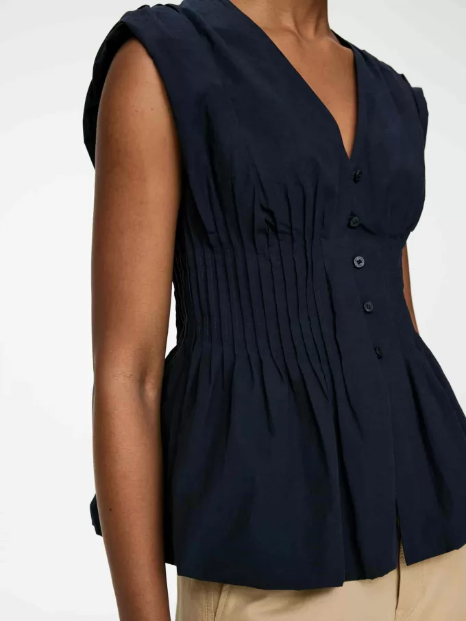 Biesenoberteil mit Blasensaum