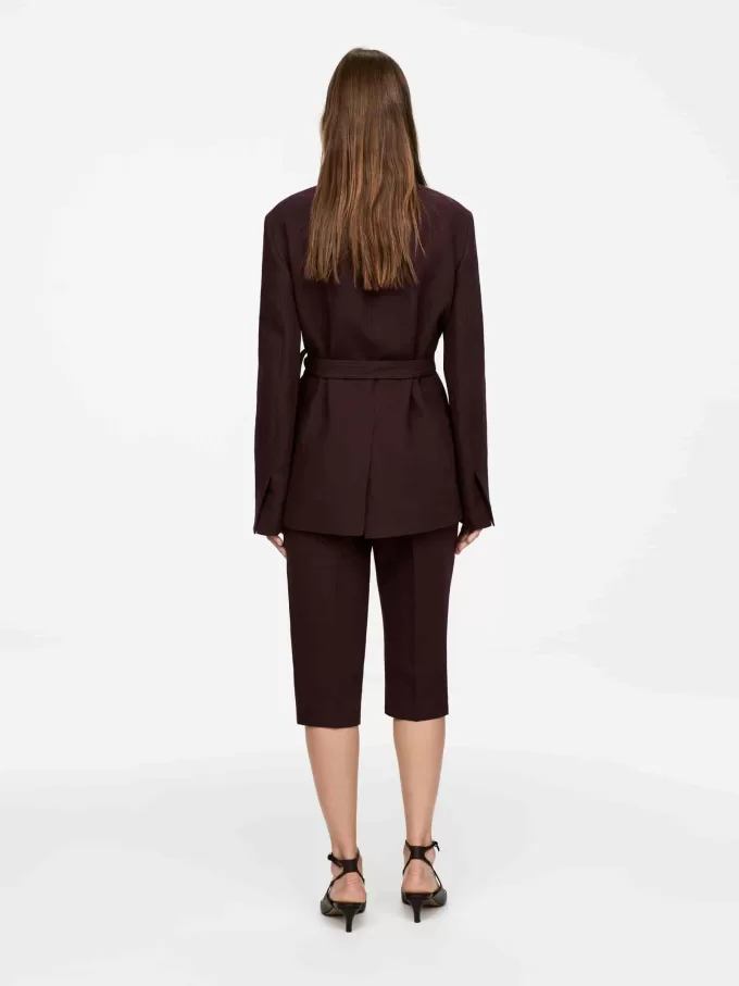 Blazer aus Baumwoll-Leinen