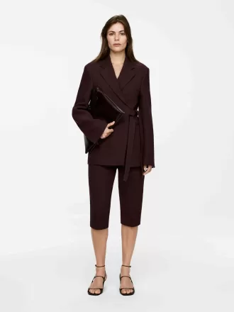 Blazer aus Baumwoll-Leinen