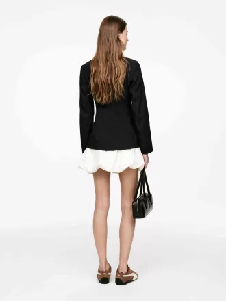 Blazer aus Leinenmischung