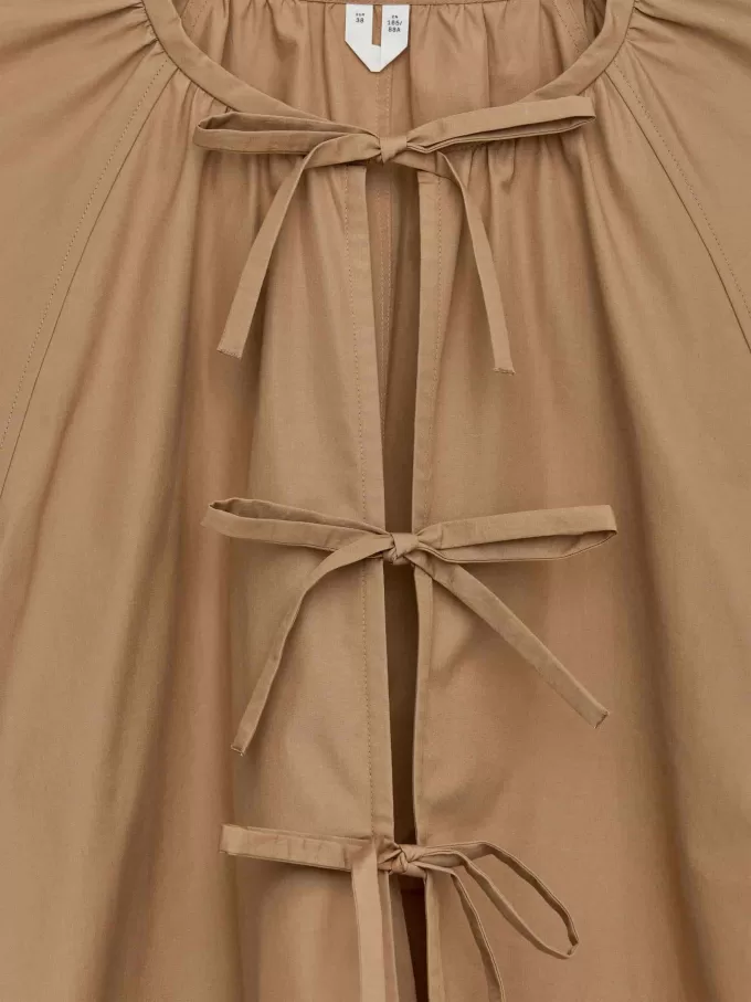 Bluse zum Binden vorne