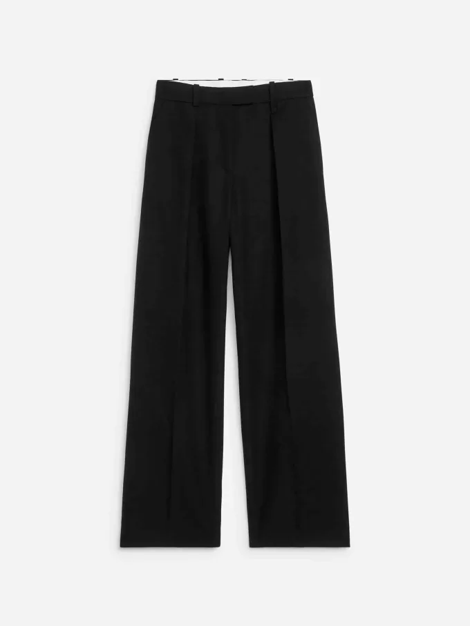 Bundfaltenhose mit hoher Taille Bundfaltenhose mit hoher Taille