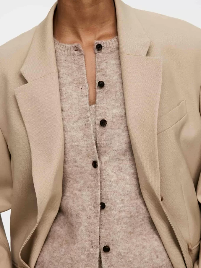 Cardigan aus Alpaka-Wollmischung