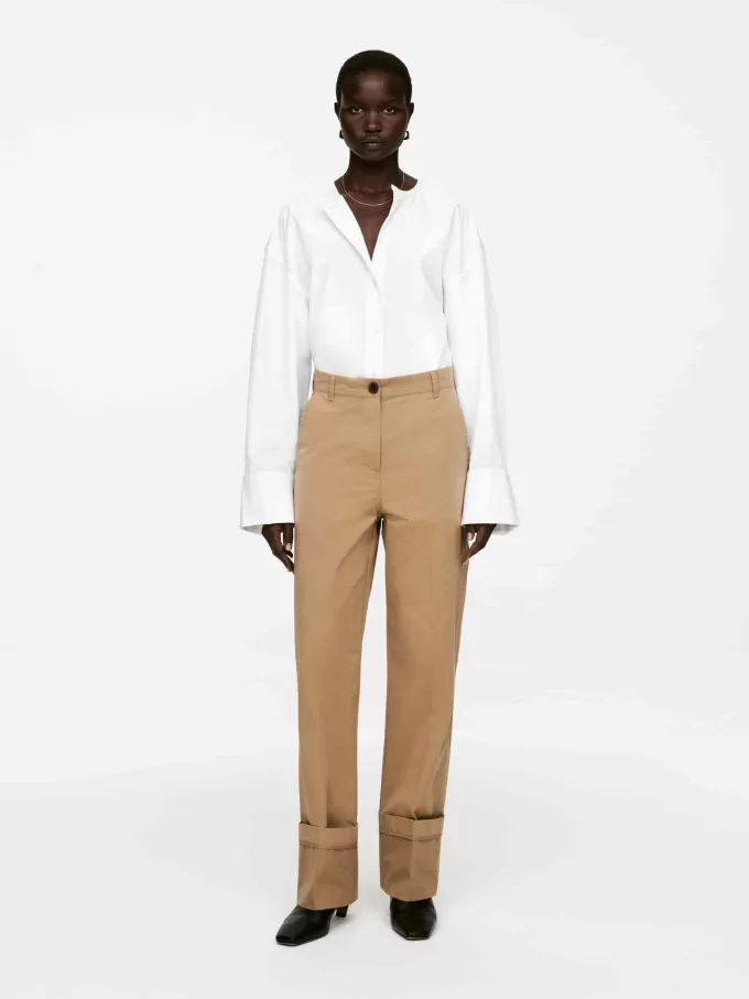 Chino-Hose zum Hochklappen