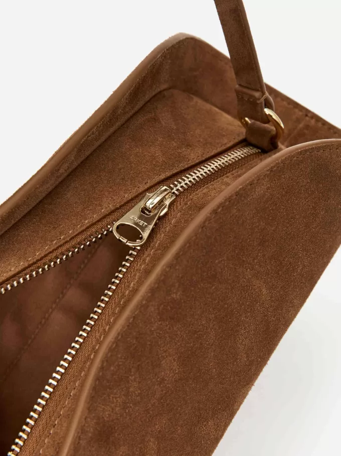 Clutch/Crossbody aus Wildleder