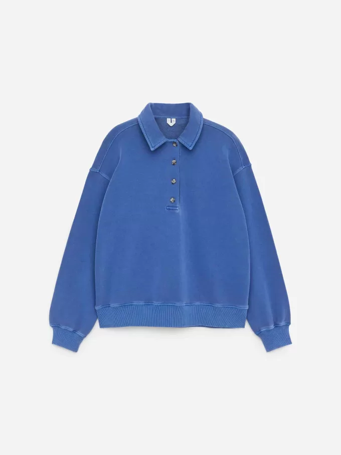 French-Terry-Poloshirt