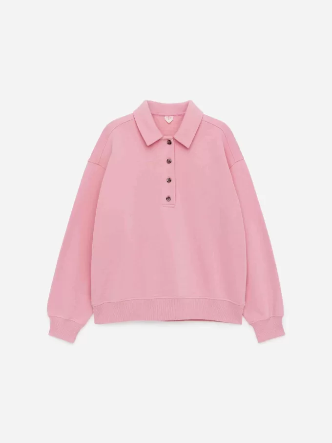 French-Terry-Poloshirt