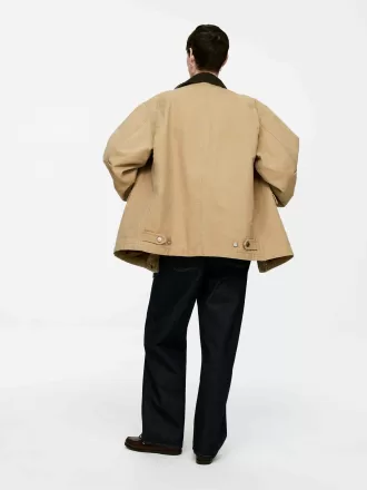 Gefütterte Canvas-Jacke