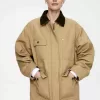 Gefütterte Canvas-Jacke