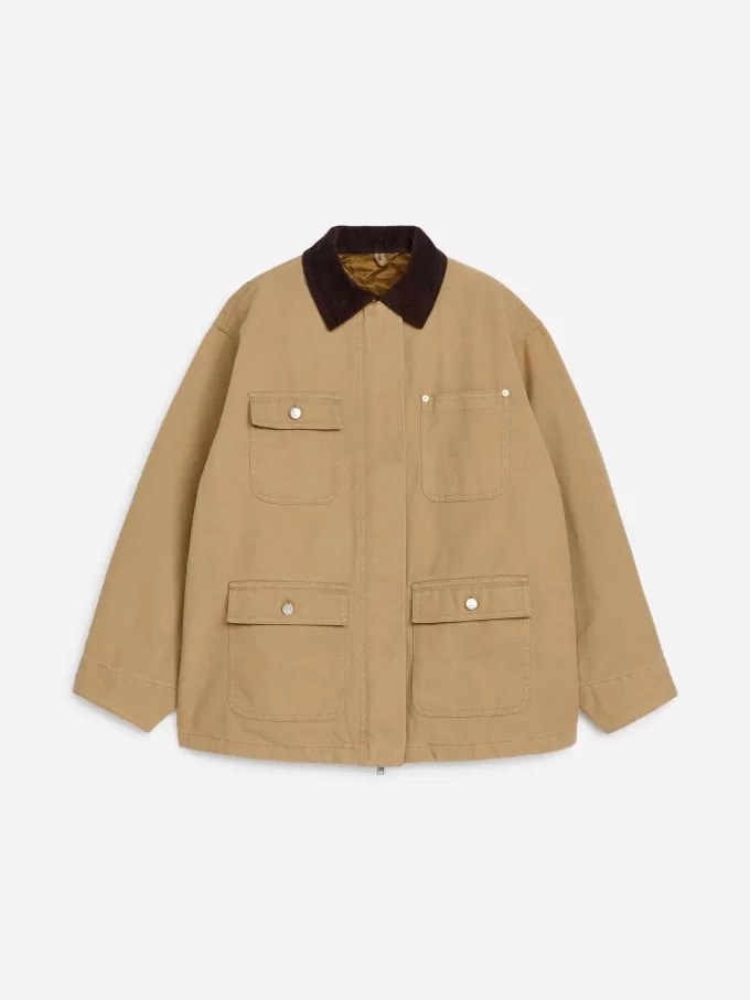 Gefütterte Canvas-Jacke