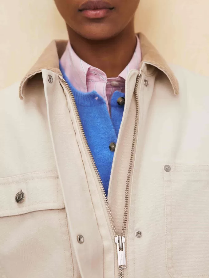 Übergroßes Baumwollhemd