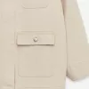Gefütterte Canvas-Jacke