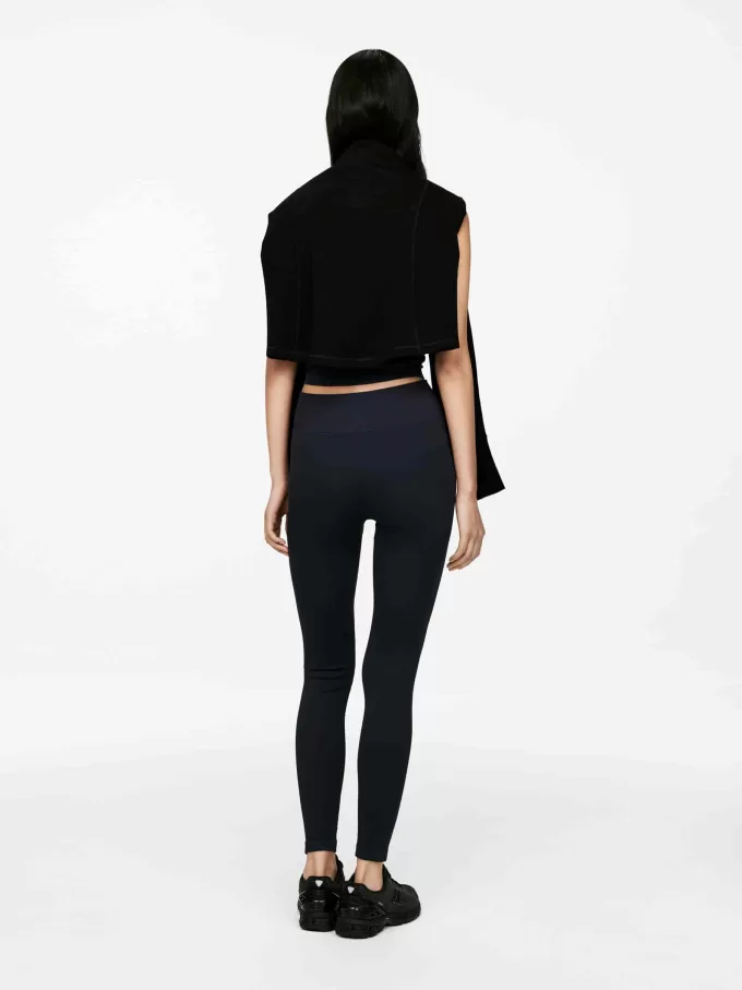 Gerippte nahtlose Strumpfhose