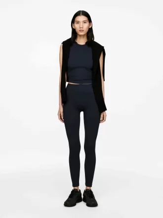 Gerippte nahtlose Strumpfhose