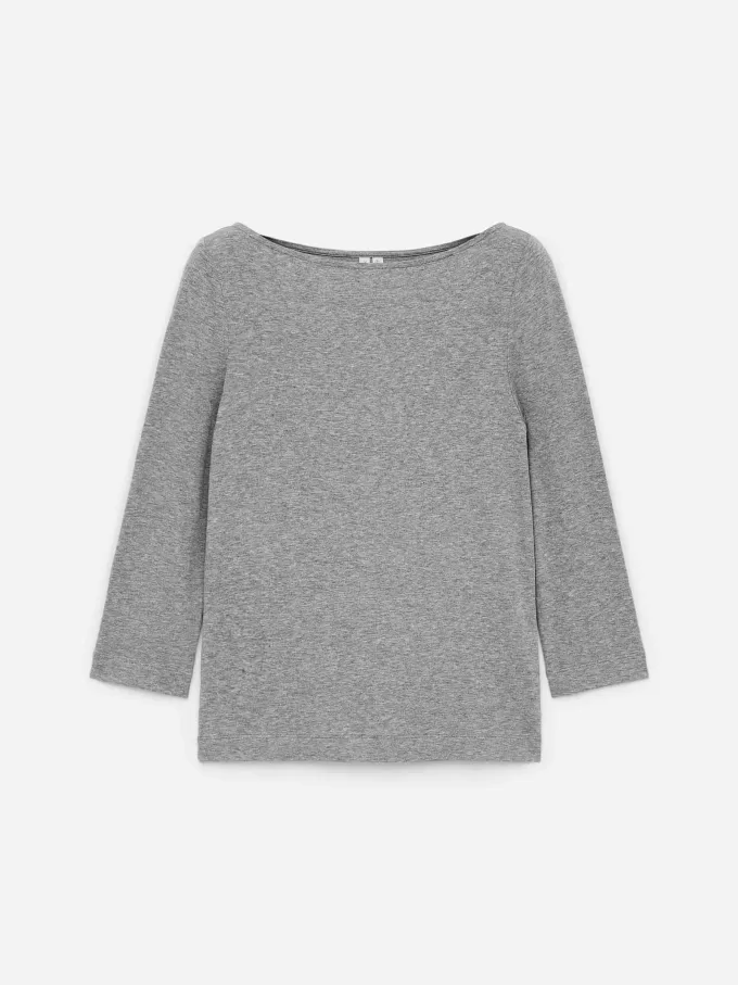 Geripptes Oberteil aus Lyocell