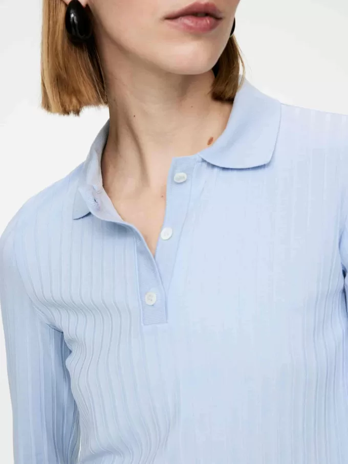 Geripptes Poloshirt Geripptes Poloshirt