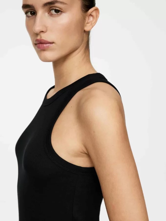 Geripptes Racer-Tanktop Geripptes Racer-Tanktop