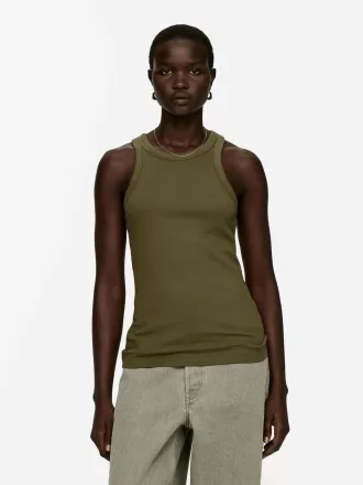 Geripptes Racer-Tanktop