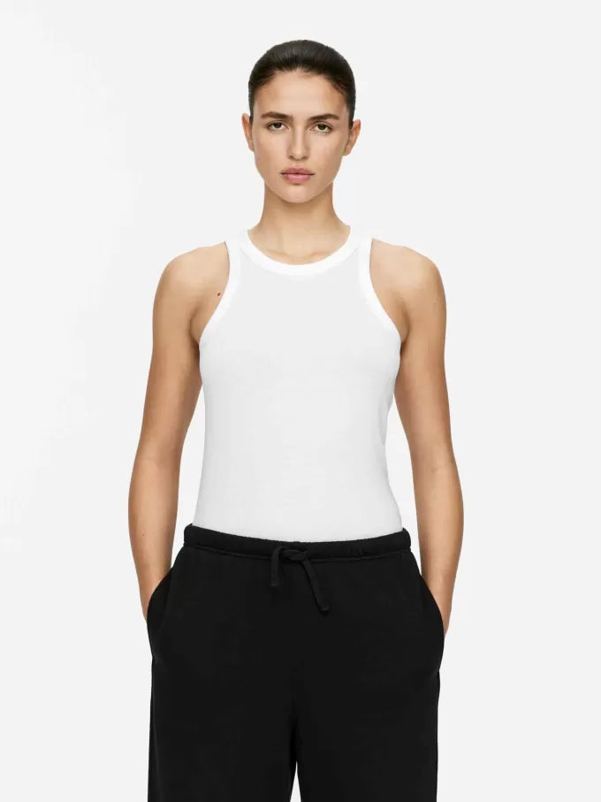 Geripptes Racer-Tanktop