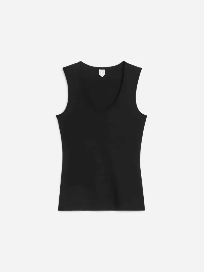 Geripptes Tanktop