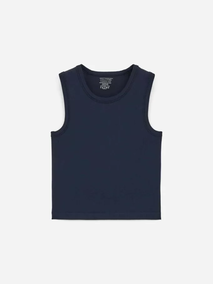Geripptes, nahtloses Tanktop