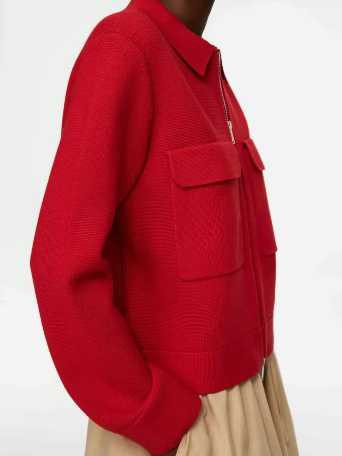 Gestrickte Baumwolljacke Gestrickte Baumwolljacke