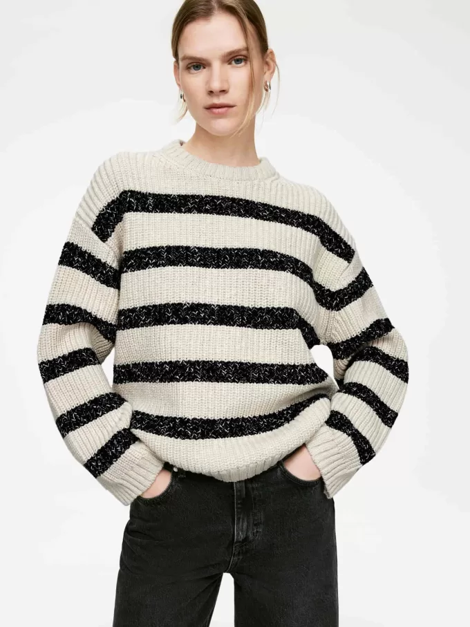 Gestrickter Baumwollpullover