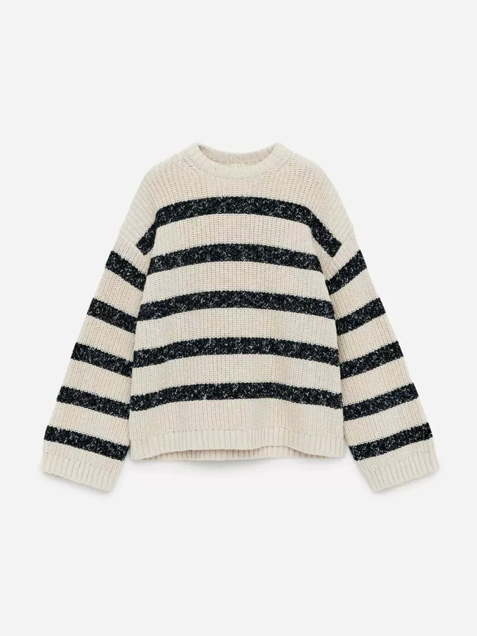 Gestrickter Baumwollpullover