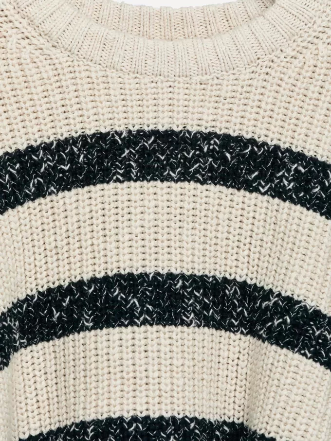 Gestrickter Baumwollpullover