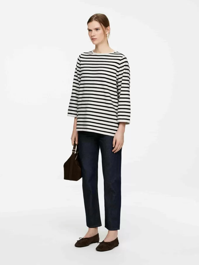 Gestrickter Baumwollpullover