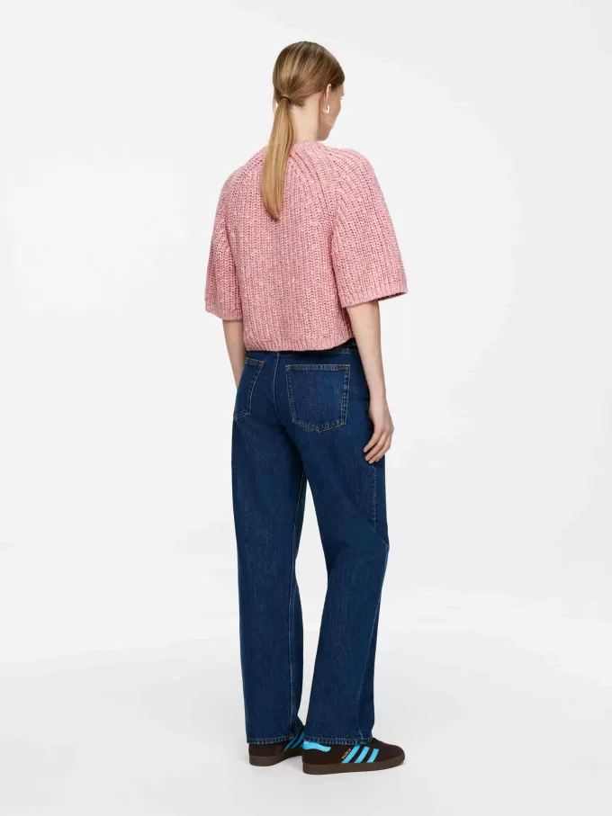 Gestrickter Baumwollpullover