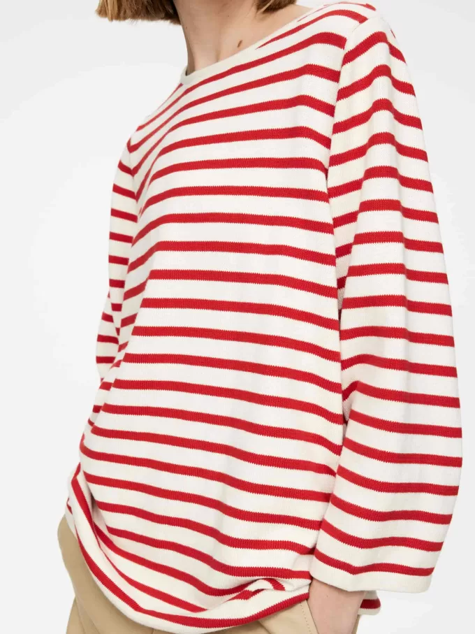 Gestrickter Baumwollpullover