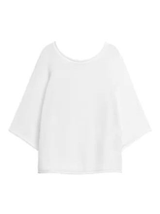 Gestrickter Baumwollpullover