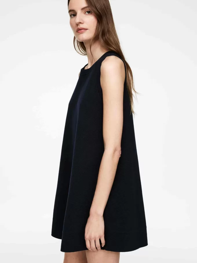 Gestricktes A-Linien-Kleid