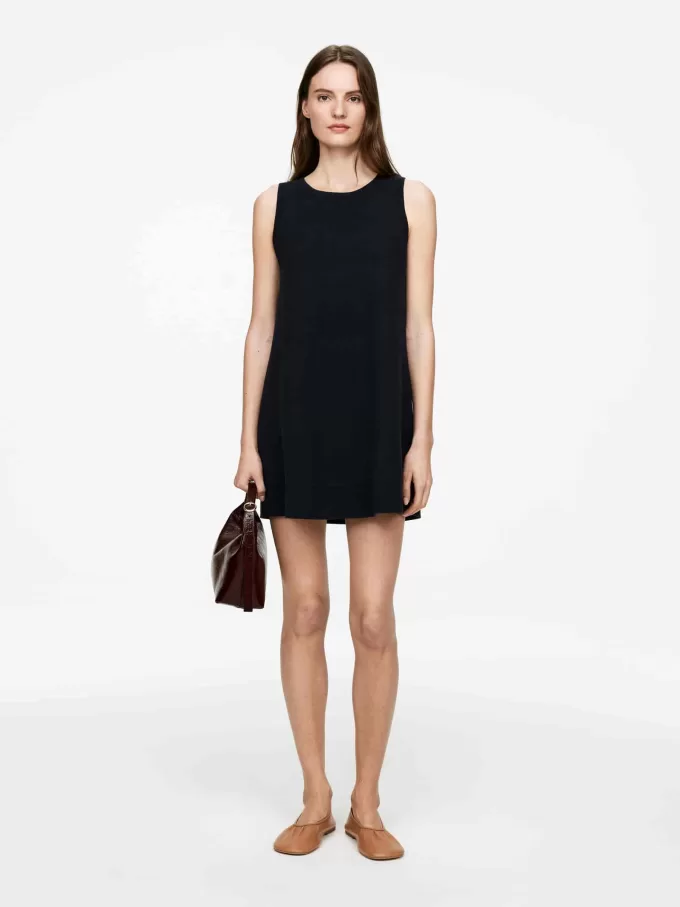 Gestricktes A-Linien-Kleid