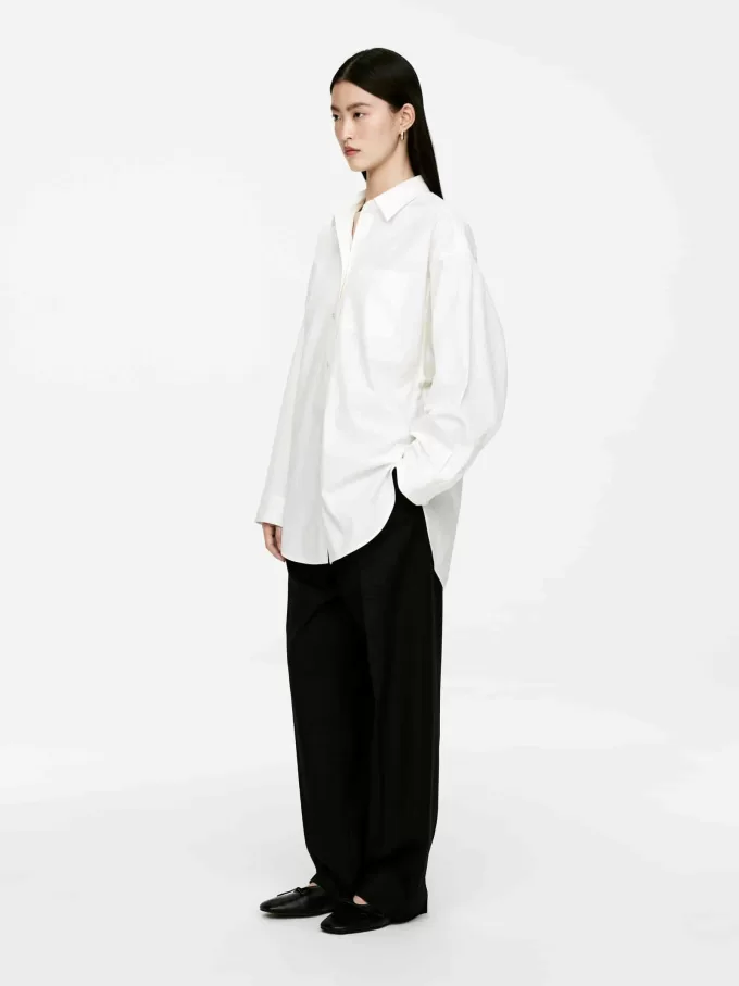 Hemd mit Fledermausärmeln