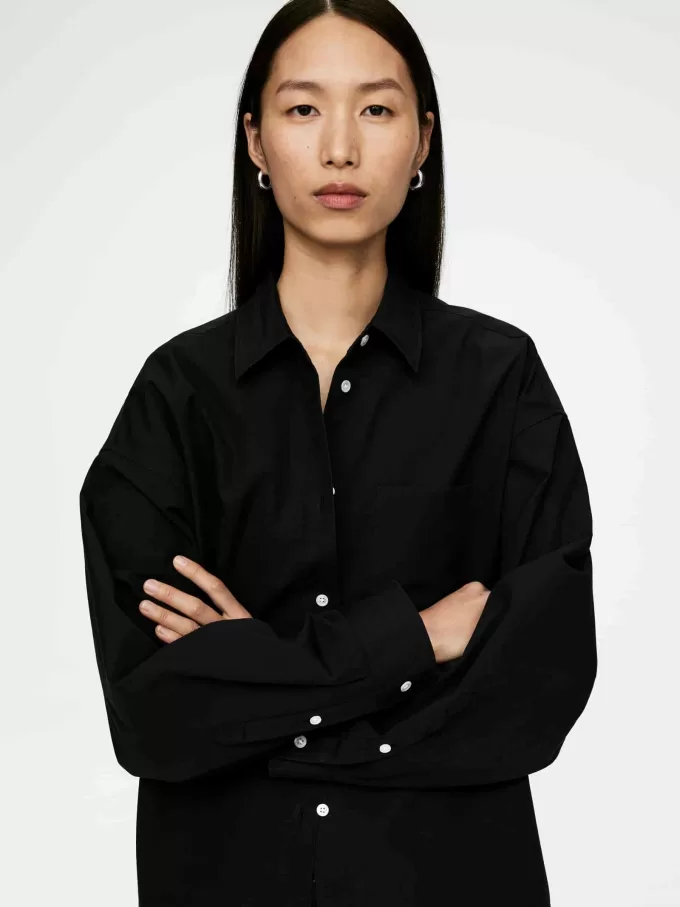 Hemd mit Fledermausärmeln