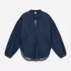 Jeansbluse mit voluminösen Ärmeln Jeansbluse mit voluminösen Ärmeln